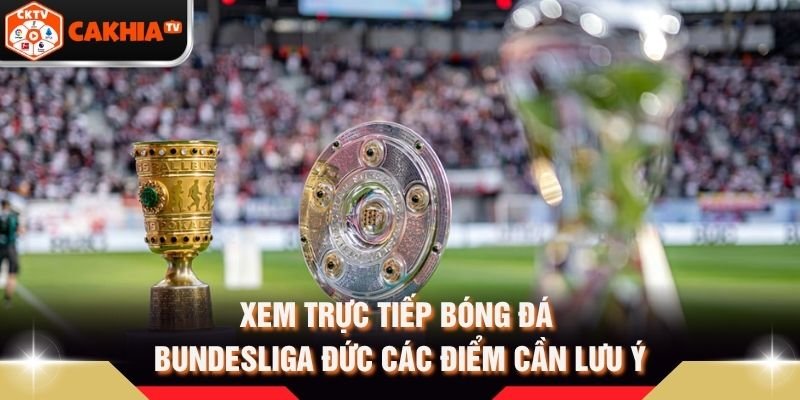 Xem Trực Tiếp Bóng Đá Bundesliga Đức Các Điểm Cần Lưu Ý